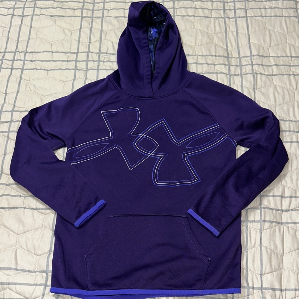 Purple under armour hoodie